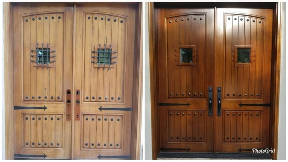 Alder Speakeasy Double Doors — Before & After