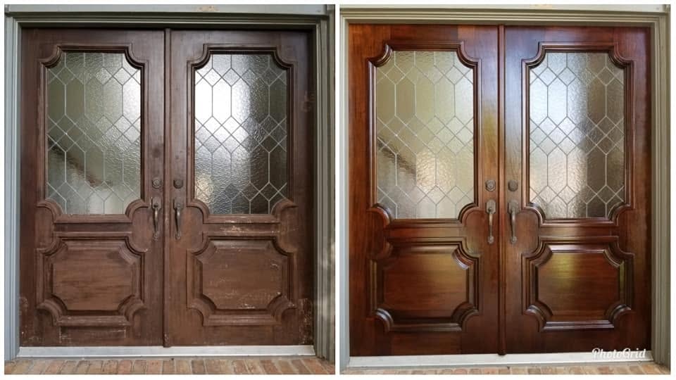 Classic Double Doors — Before & After