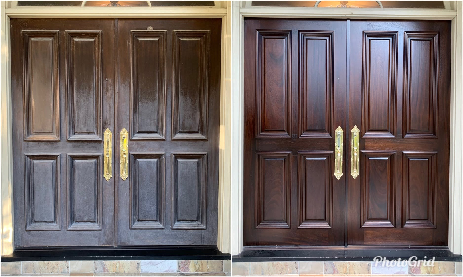 Classic Double Doors — Before & After